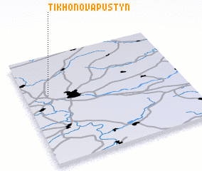 3d view of Tikhonova Pustyn\