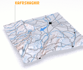 3d view of Kafr Shāghir