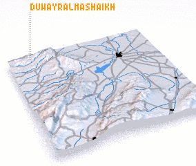 3d view of Duwayr al Mashāʼikh