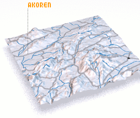 3d view of Akören