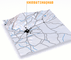 3d view of Khirbat Shaqḩab