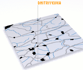 3d view of Dmitriyevka