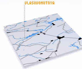 3d view of Vlasovo-Mutnya