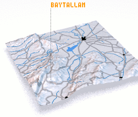 3d view of Bayt ‘Allām