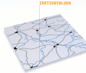 3d view of Snetskaya Luka