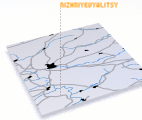 3d view of Nizhniye Vyalitsy