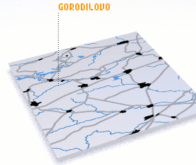 3d view of Gorodilovo