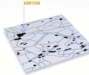 3d view of Kamyshi