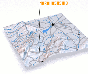 3d view of Marāḩ ash Shi‘b