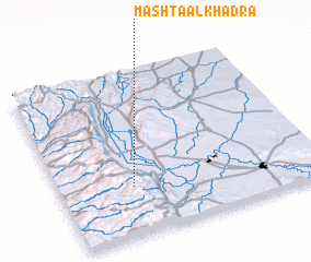 3d view of Mashtá al Khaḑrāʼ