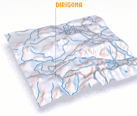 3d view of Dīrī Goma