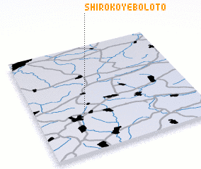 3d view of Shirokoye Boloto