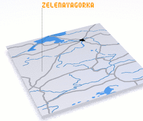 3d view of Zelënaya Gorka