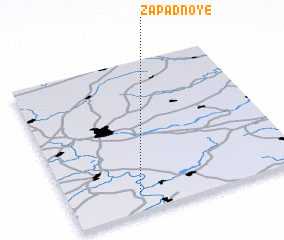 3d view of Zapadnoye