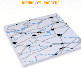 3d view of Nizhneye Slyadnëvo