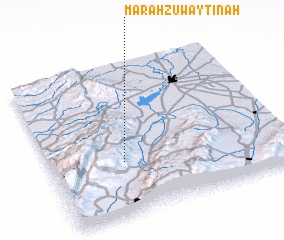 3d view of Marāḩ Zuwaytīnah