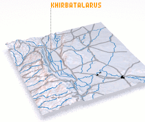 3d view of Khirbat al ‘Arūs