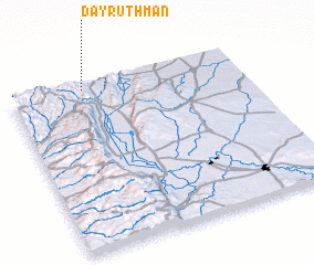 3d view of Dayr ‘Uthmān