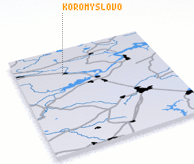 3d view of Koromyslovo