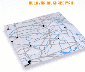 3d view of Mulayḩah al Gharbīyah