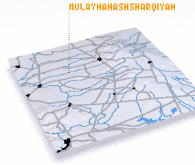 3d view of Mulayḩah ash Sharqīyah