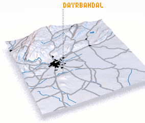 3d view of Dayr Baḩdal