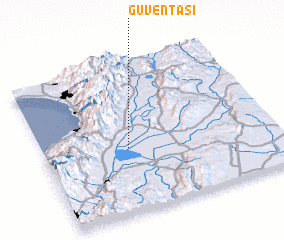 3d view of Güventaşı