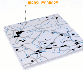 3d view of Livanskiye Dvory