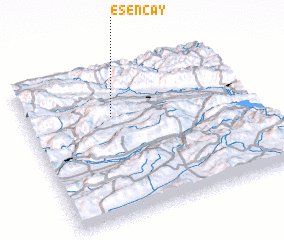 3d view of Esençay