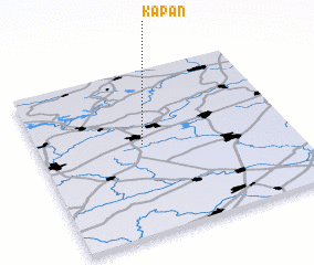 3d view of Kapan\