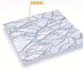 3d view of Sandal