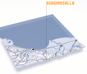 3d view of Aşağımusalla