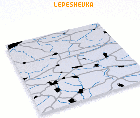 3d view of Lepeshëvka