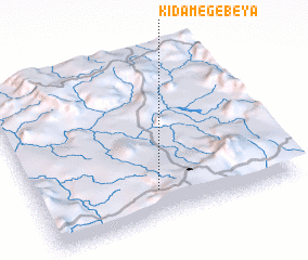 3d view of Kʼidamē Gebeya