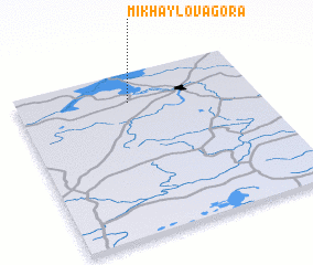 3d view of Mikhaylova Gora