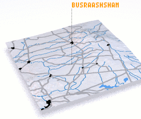 3d view of Buşrá ash Shām