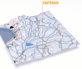 3d view of Kafr Hūm