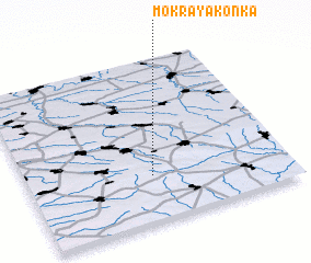 3d view of Mokraya Konka