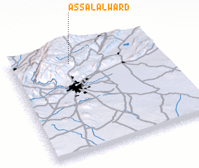 3d view of ‘Assāl al Ward