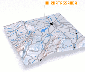 3d view of Khirbat as Sawdāʼ