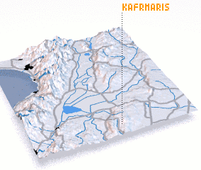 3d view of Kafr Māris