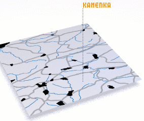 3d view of Kamenka