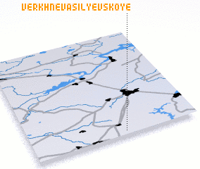 3d view of Verkhne-Vasil\