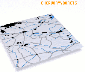 3d view of Chervonyy Donets