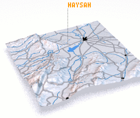 3d view of Ḩaysah