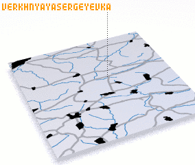 3d view of Verkhnyaya Sergeyevka