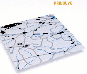 3d view of Privolʼye