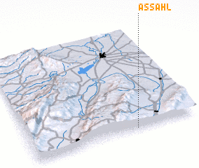 3d view of As Saḩl