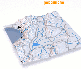 3d view of Qarah Bābā