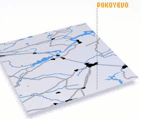 3d view of Pokoyevo